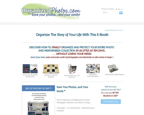How to organize photos and memorabilia - Organized Photos