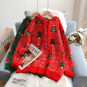 Korobov 2022 New Spring Women Pullovers Sweaters Korean Chic Elegant Striped Oversize Jumpers Preppy Style Sweet Sueter Mujer
