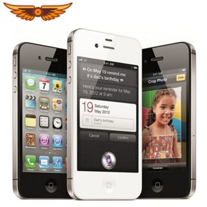 Original Apple iPhone 4S Dual Core 8/16/32GB ROM 8MP 3.5 Inches WCDMA WIFI GPS IOS Unlocked Used Mobile Phone