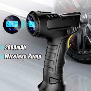 120W Rechargeable Air Compressor Wireless Inflatable Pump Portable Air Pump Digital Car Automatic Tire Inflator Equipment