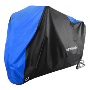 190T Black Blue Design Waterproof Motorcycle Covers Motors Dust Rain Snow UV Protector Cover Indoor Outdoor M L XL XXL XXXL D35