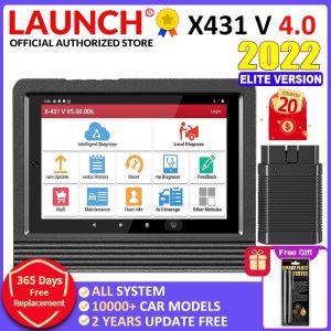 2022 Newest LAUNCH X431 V PRO 4.0 OBD2 Diagnostic Scanner Automotive OBD Code Reader Professional Car Scan Tool PK X431 PRO MINI