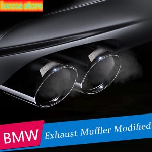 Accessories For BMW 1 2 3 4 5 7 Series X1 3GT F20 F22 F30 F32 F34 F10 F48 G30 G11 Car Exhaust Muffler Pipes Rear Pipe Modified
