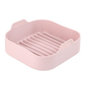 Air Fryer Silicone Basket Airfryer Silicone Pot Air Fryer Pot Baking Basket With Handle Microwave Bowl Air Fryer Accessories