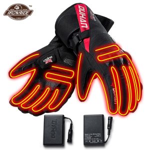 DUHAN Motorcycle Gloves USB Electric Heated Guantes Moto Motocross Heating Gloves for Hunting Fishing Skiing Motorcycle Cycling