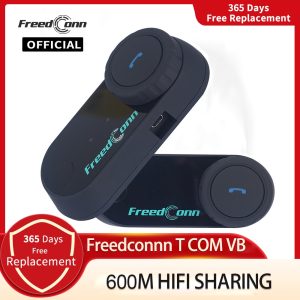 FreedConn TCOM VB Motorcycle Intercom moto helmet bluetooth headset Headphone FM motor intercom Helmet communicator waterproof