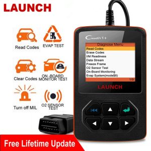 LAUNCH Creader V OBD2 Engine Code Reader EOBD OBDII Professional Car Diagnostic Tool LAUNCH Engine Scanner OBD Free Update