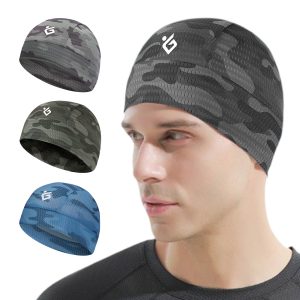 Motorcycle Bicycle Riding Helmet Lining Hat Cooling Skull Cap Breathable Sweat Wicking Cycling Running Cap Drop shipping