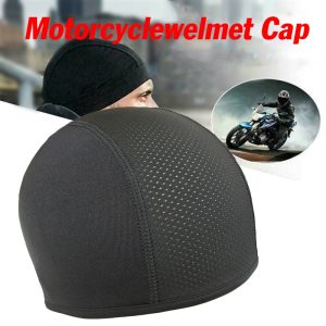 Racing Helmet Cooling Cap Moisture Wicking Cooling Skull Hat Sweat Band Helmet Inner Liner Beanie Cap Motorcycle Accessories