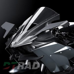 Second Generation Winglets Air Deflector fit for KAWASAKI NINJA H2 H2R ZX-10R 2016-2021 ZX-10RR 2018-2021 100% Carbon Fiber