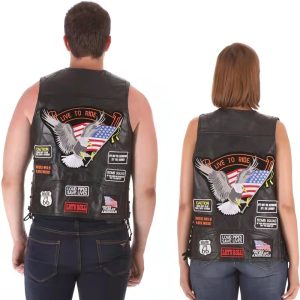 Spring and Autumn Short Sheep Leather Men's Vest Splicing Sleeveless Jacket Motorcycle Man Waistcoat Can Wear 130kg 2022 Coat