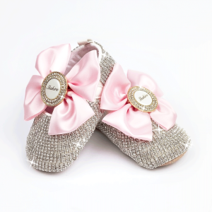 Personalised Baby Shoes With Name - PINK